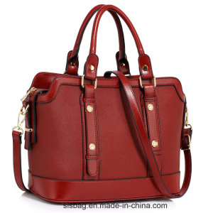 Grey Buckle Detail Tote Shoulder Bag