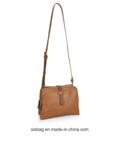 New Trendy Double Pocket Cross Body Bag