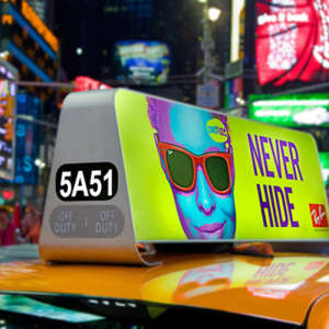 Taxi Top Advertising LED Acrylic Light Box